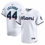 Camiseta Beisbol Hombre Miami Marlins Jesus Luzardo Primera Limited Blanco
