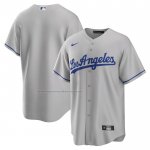 Camiseta Beisbol Hombre Los Angeles Dodgers Road Replica Gris Camiseta Beisbol Hombre Los Angeles Dodgers Road Replica Gris
