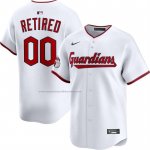 Camiseta Beisbol Hombre Cleveland Guardians Retired Roster Primera Limited Blanco Camiseta Beisbol Hombre Cleveland Guardians Retired Roster Primera Limited Blanco