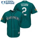 Camiseta Beisbol Hombre Seattle Mariners Jean Segura Aqua 2017 Entrenamiento de Primavera Cool Base Camiseta Beisbol Hombre Seattle Mariners Jean Segura Aqua 2017 Entrenamiento de Primavera Cool Base