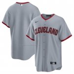 Camiseta Beisbol Hombre Cleveland Guardians Road Replica Gris1 Camiseta Beisbol Hombre Cleveland Guardians Road Replica Gris1