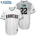 Camiseta Beisbol Hombre Arizona Diamondbacks 2017 Postemporada 22 Jake Lamb Blanco Cool Base Camiseta Beisbol Hombre Arizona Diamondbacks 2017 Postemporada 22 Jake Lamb Blanco Cool Base