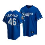 Camiseta Beisbol Hombre Los Angeles Dodgers Tony Gonsolin 2020 Replica Alterno Azul Camiseta Beisbol Hombre Los Angeles Dodgers Tony Gonsolin 2020 Replica Alterno Azul