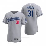 Camiseta Beisbol Hombre Los Angeles Dodgers Mike Piazza Autentico 2020 Road Gris Camiseta Beisbol Hombre Los Angeles Dodgers Mike Piazza Autentico 2020 Road Gris