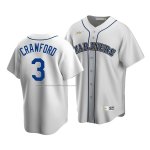 Camiseta Beisbol Hombre Seattle Mariners J.p. Crawford Cooperstown Collection Primera Blanco Camiseta Beisbol Hombre Seattle Mariners J.p. Crawford Cooperstown Collection Primera Blanco