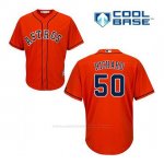 Camiseta Beisbol Hombre Houston Astros J.r. Richard 50 Naranja Alterno Cool Base Camiseta Beisbol Hombre Houston Astros J.r. Richard 50 Naranja Alterno Cool Base