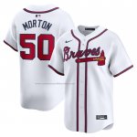 Camiseta Beisbol Hombre Atlanta Braves Charlie Morton Primera Limited Blanco