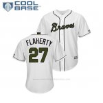 Camiseta Beisbol Hombre Atlanta Braves Ryan Flaherty 2018 Dia de los Caidos Cool Base Blanco Camiseta Beisbol Hombre Atlanta Braves Ryan Flaherty 2018 Dia de los Caidos Cool Base Blanco