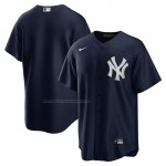 Camiseta Beisbol Hombre New York Yankees Big Tall Alterno Replica Azul