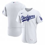 Camiseta Beisbol Hombre Los Angeles Dodgers Primera Premium Autentico Blanco Camiseta Beisbol Hombre Los Angeles Dodgers Primera Premium Autentico Blanco