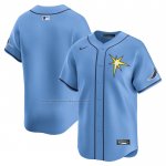 Camiseta Beisbol Hombre Tampa Bay Rays Alterno Limited Light Azul