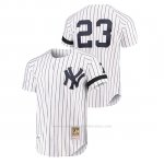 Camiseta Beisbol Hombre New York Yankees Don Mattingly Cooperstown Collection Autentico Blanco Camiseta Beisbol Hombre New York Yankees Don Mattingly Cooperstown Collection Autentico Blanco