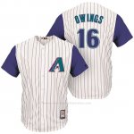 Camiseta Beisbol Hombre Arizona Diamondbacks 16 Chris Owings Cream Violeta Cooperstown Camiseta Beisbol Hombre Arizona Diamondbacks 16 Chris Owings Cream Violeta Cooperstown