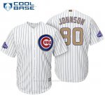 Camiseta Beisbol Hombre Chicago Cubs 80 Pierce Johnson Blanco Oro Program Cool Base Camiseta Beisbol Hombre Chicago Cubs 80 Pierce Johnson Blanco Oro Program Cool Base