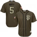 Camiseta Beisbol Hombre San Francisco Giants 5 Matt Duffy Verde Salute To Service Camiseta Beisbol Hombre San Francisco Giants 5 Matt Duffy Verde Salute To Service