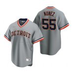 Camiseta Beisbol Hombre Detroit Tigers Renato Nunez Cooperstown Collection Road Gris Camiseta Beisbol Hombre Detroit Tigers Renato Nunez Cooperstown Collection Road Gris