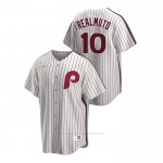 Camiseta Beisbol Hombre Philadelphia Phillies J.t. Realmuto Cooperstown Collection Primera Blanco Camiseta Beisbol Hombre Philadelphia Phillies J.t. Realmuto Cooperstown Collection Primera Blanco