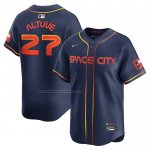 Camiseta Beisbol Hombre Houston Astros Jose Altuve City Connect Limited Azul
