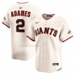 Camiseta Beisbol Hombre San Francisco Giants Willy Adames Alterno Limited Crema Camiseta Beisbol Hombre San Francisco Giants Willy Adames Alterno Limited Crema