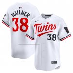 Camiseta Beisbol Hombre Minnesota Twins Matt Wallner Primera Limited Blanco