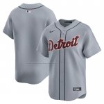 Camiseta Beisbol Hombre Detroit Tigers Road Limited Gris