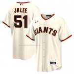 Camiseta Beisbol Hombre San Francisco Giants Jung Hoo Lee Primera Replica Crema