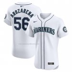 Camiseta Beisbol Hombre Seattle Mariners Randy Arozarena Primera Elite Blanco Camiseta Beisbol Hombre Seattle Mariners Randy Arozarena Primera Elite Blanco