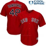 Camiseta Beisbol Hombre Boston Red Sox Scarlet 48 Pablo Sandoval Cool Base Jugador Camiseta Beisbol Hombre Boston Red Sox Scarlet 48 Pablo Sandoval Cool Base Jugador