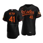 Camiseta Beisbol Hombre Baltimore Orioles Tyler Nevin Autentico Alterno Negro Camiseta Beisbol Hombre Baltimore Orioles Tyler Nevin Autentico Alterno Negro
