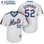 Camiseta Beisbol Hombre New York Mets Yoenis Cespedes Blanco Cooperstown Cool Base Camiseta Beisbol Hombre New York Mets Yoenis Cespedes Blanco Cooperstown Cool Base