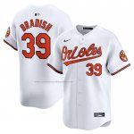 Camiseta Beisbol Hombre Baltimore Orioles Kyle Bradish Primera Limited Blanco Camiseta Beisbol Hombre Baltimore Orioles Kyle Bradish Primera Limited Blanco
