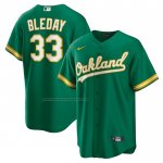 Camiseta Beisbol Hombre Oakland Athletics JJ Bleday Alterno Replica Verde