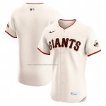 Camiseta Beisbol Hombre San Francisco Giants Primera Elite Crema Camiseta Beisbol Hombre San Francisco Giants Primera Elite Crema
