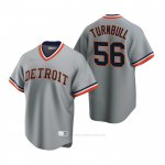 Camiseta Beisbol Hombre Detroit Tigers Spencer Turnbull Cooperstown Collection Road Gris Camiseta Beisbol Hombre Detroit Tigers Spencer Turnbull Cooperstown Collection Road Gris