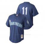 Camiseta Beisbol Hombre Seattle Mariners Edgar Martinez Cooperstown Collection Mesh Batting Practice Azul Camiseta Beisbol Hombre Seattle Mariners Edgar Martinez Cooperstown Collection Mesh Batting Practice Azul