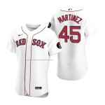 Camiseta Beisbol Hombre Boston Red Sox Pedro Martinez Autentico Blanco Camiseta Beisbol Hombre Boston Red Sox Pedro Martinez Autentico Blanco