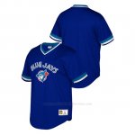 Camiseta Beisbol Hombre Toronto Blue Jays Cooperstown Collection Mesh Wordmark V-Neck Azul Camiseta Beisbol Hombre Toronto Blue Jays Cooperstown Collection Mesh Wordmark V-Neck Azul