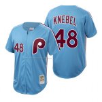 Camiseta Beisbol Hombre Philadelphia Phillies Corey Knebel Autentico Cooperstown Collection Azul Camiseta Beisbol Hombre Philadelphia Phillies Corey Knebel Autentico Cooperstown Collection Azul